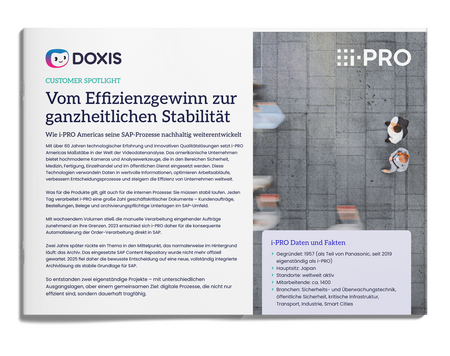 Wie i-PRO Americas SAP-Prozesse langfristig aufbaut