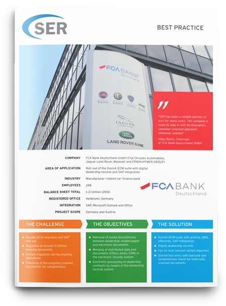 FCA Bank : Financement automobile avec ECM