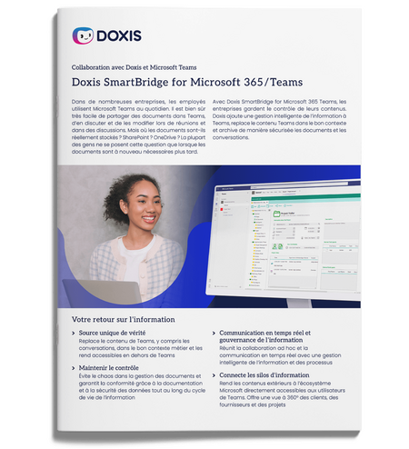 Collaboration avec Doxis et Microsoft Teams