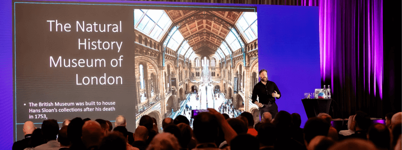 Dr. Steen Dupont of the Natural History Museum in London at the 2024 SER Summit