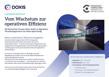Hochschule Campus Wien: Vom Wachstum zur operativen Effizienz