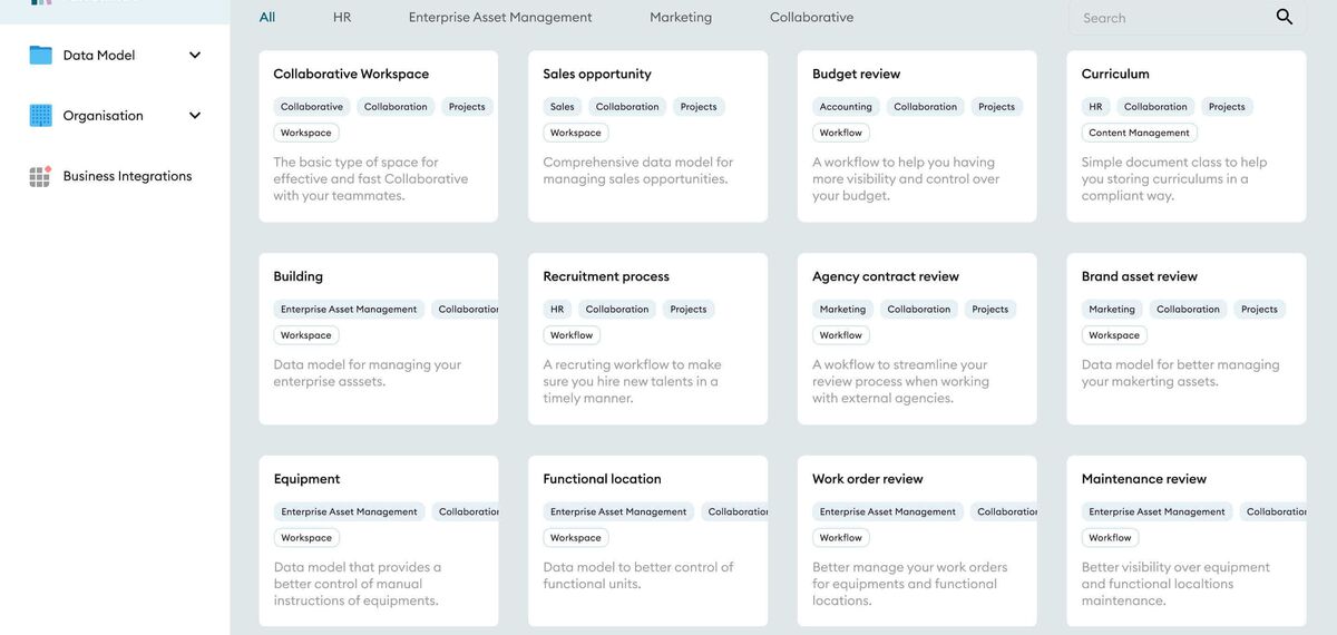 Exemples d’applications Doxis Fast Starters basées sur l’intelligence artificielle