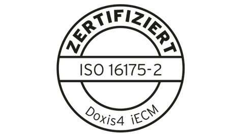 Doxis4 ist ISO 16175-2 zertifiziert