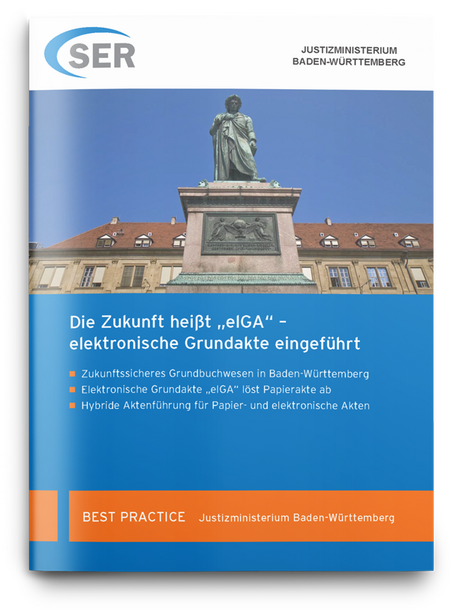 Justizministerium Baden-Württemberg: Digitales Grundbuchwesen mit „elGA“