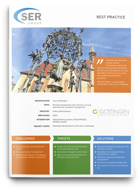 City of Göttingen: Modern workflows with eFiles