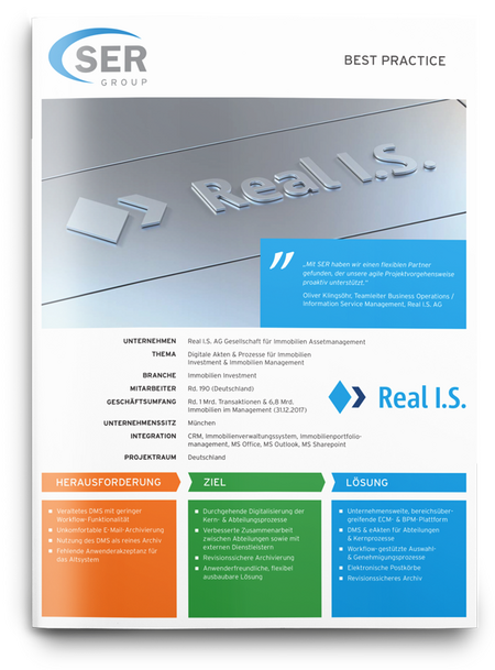 Real I.S.: Digitales Immobilien Invest&shy;ment & Immobilien Management