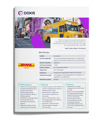 DHL Express : Le plus grand système d’archivage de documents commerciaux du monde