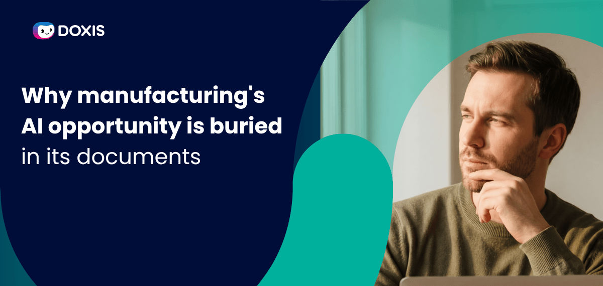 A thoughtful man in a green sweater contemplating AI opportunities in manufacturing.