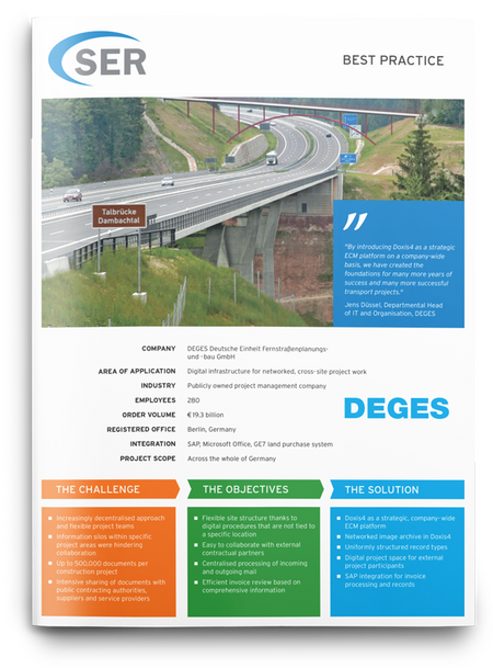 DEGES: Cross-location transportation projects