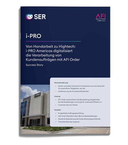 i-PRO Americas automatisiert Kundenaufträge mit AFI Order