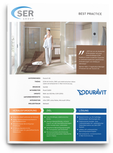 Duravit: Zukunftsfähige ECM-Plattform