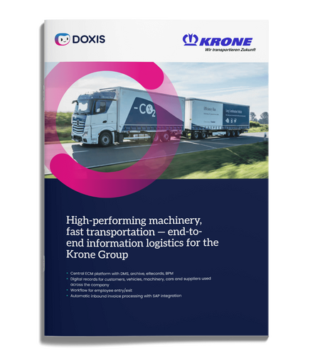 Bernard Krone Holding: End-to-end information logistics with ECM