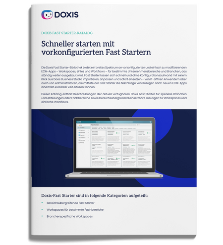 Doxis Fast Starter-Katalog