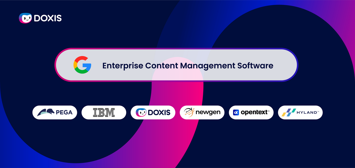 Graphic showcasing Google Enterprise Case Management Software with logos of partner companies.