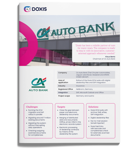CA Auto Bank: Automotive financing with ECM