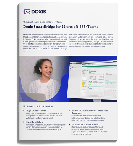 Doxis SmartBridge for Microsoft 365 / Teams