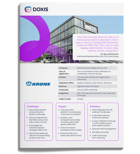 Rapid information access for employees, customers & dealers