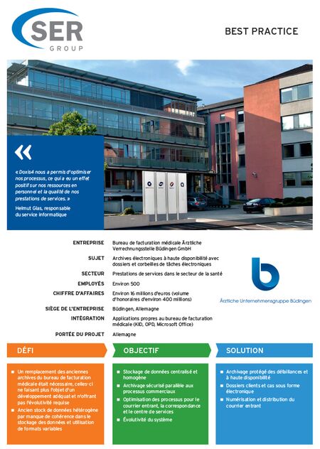 Bureau de facturation médicale Ärztliche Verrechnungsstelle Büdingen GmbH