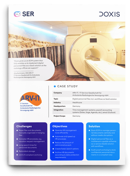 ARV-IT: Digital personnel files as a SaaS solution