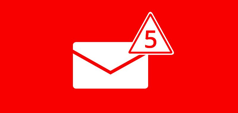 5 Geschäftsrisiken die durch E-Mails entstehen