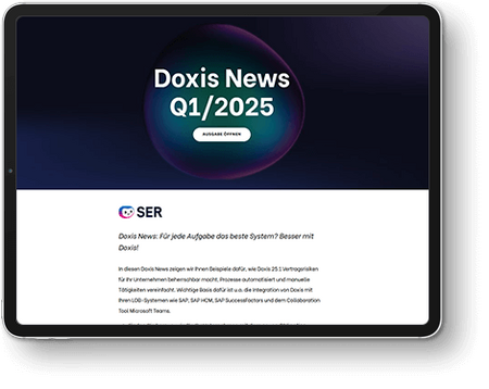 Doxis News Q1/2025 - Für jede Aufgabe das beste System? Besser mit Doxis!