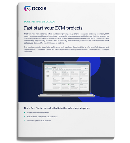 Doxis Fast Starters Catalog
