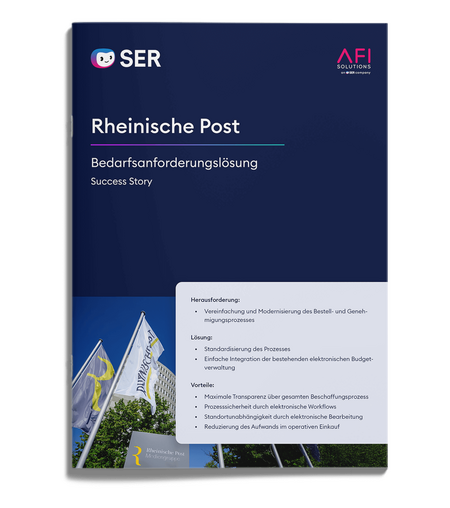 Effiziente Bedarfsanforderungslösung für die Rheinische Post