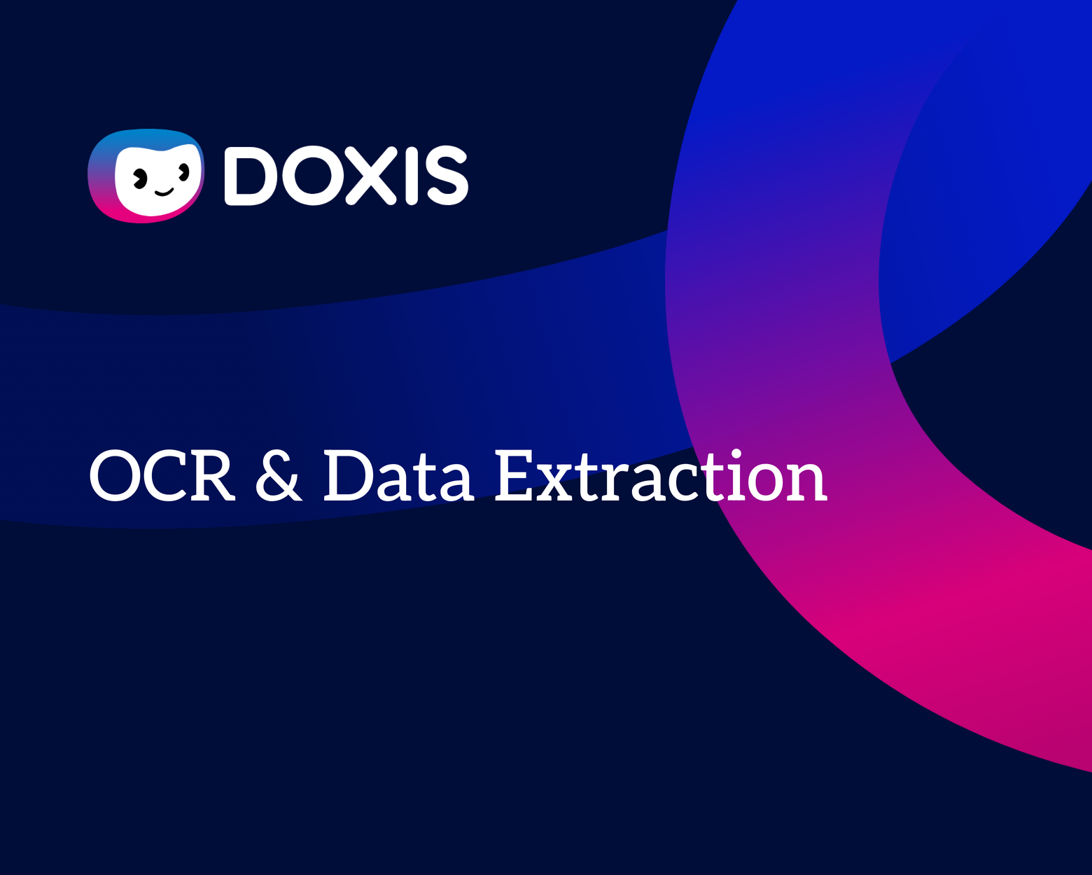 OCR & Data Extraction - Doxis