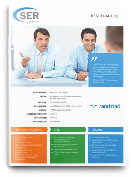 Randstad: Archivierung von Personaldokumenten