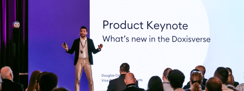 VP Product Douglas Cardoso discussing Doxis innovations