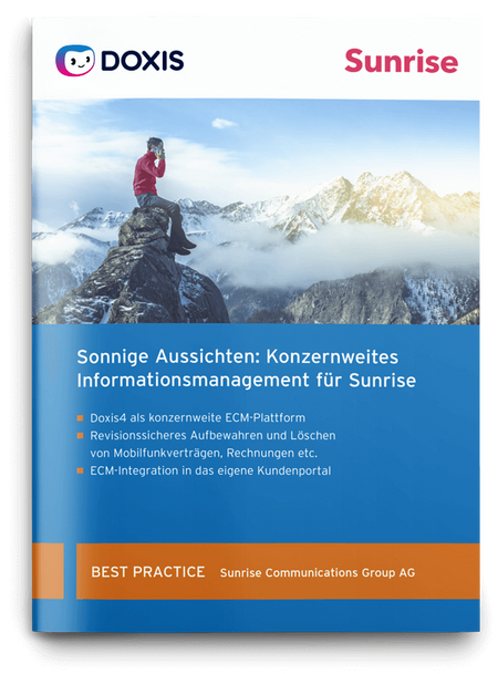 Sunrise Communications: Bester Kun&shy;den&shy;service dank konzernweitem ECM