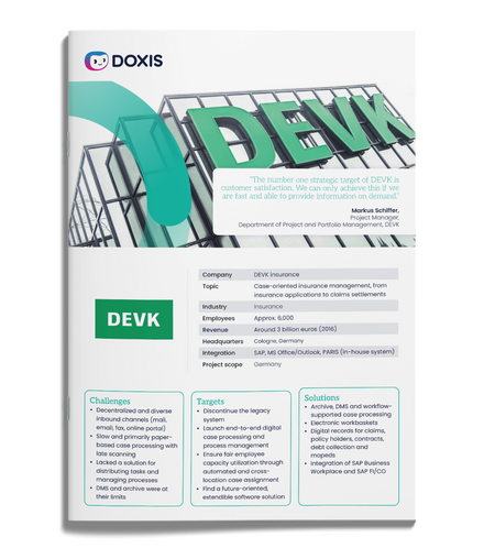 DEVK : Une GED axée sur les processus