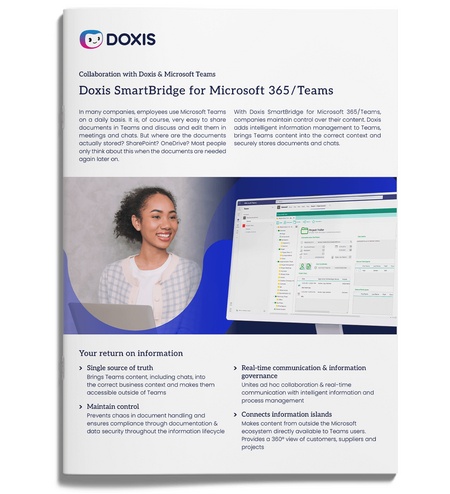 Doxis SmartBridge for Microsoft 365 / Teams