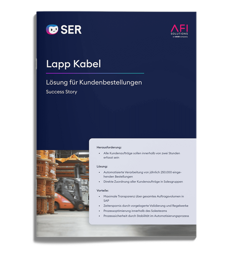 Lapp Kabel setzt auf Lösung für Kundenbestellungen