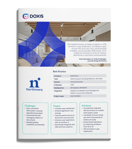 How Northmarq skyrocketed user satisfaction by 40% with ECM