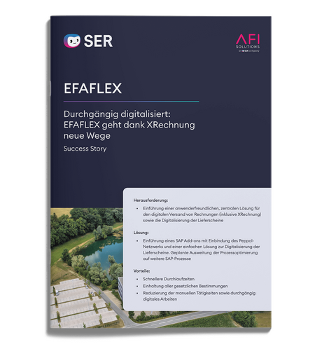 Durchgängig digitalisiert: EFAFLEX geht dank XRechnung neue Wege