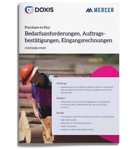 Digitaler Schub im Purchase-to-Pay-Prozess bei Mercer Rosenthal