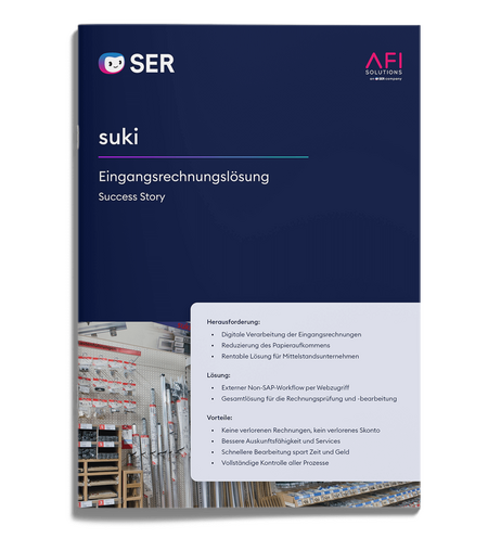 suki setzt auf elektronische Eingangsrechnungen