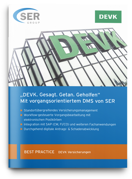 DEVK: Vorgangsorientiertes DMS