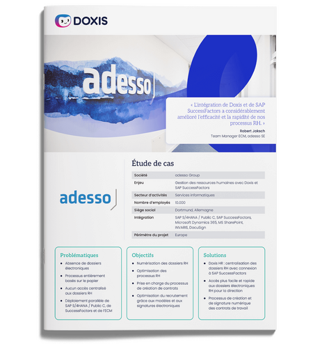 adesso Group: GRH cloud, simplifiée et entièrement connectée à SAP SuccessFactors
