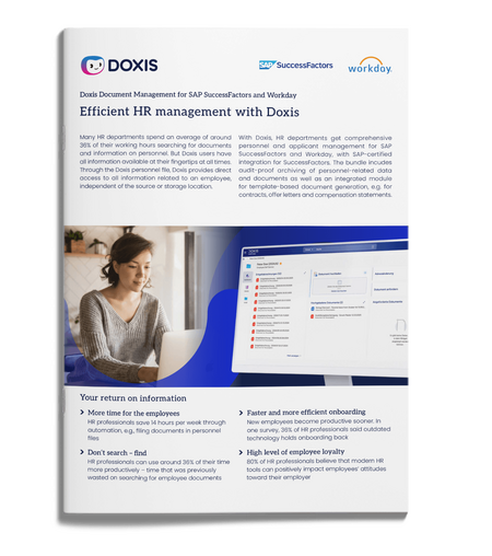 Doxis Document Management for SAP SuccessFactors