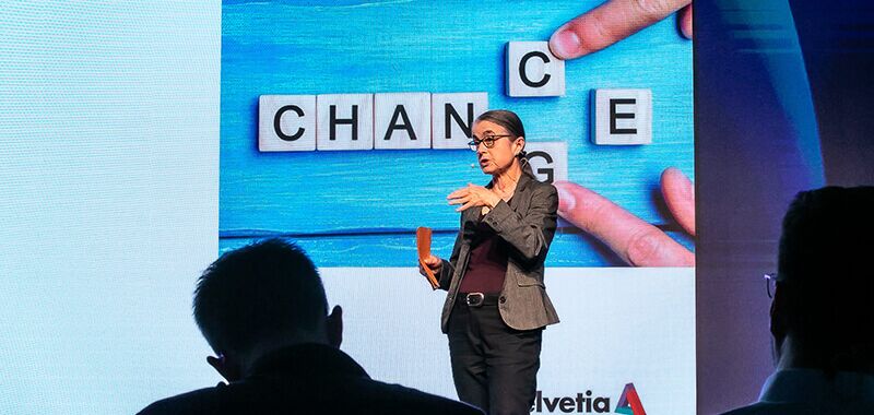 Helvetia's Team Lead of IT speaking at the SER Summit