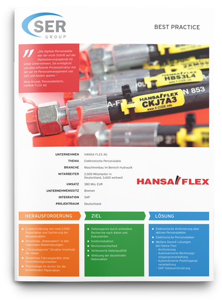 HANSA-FLEX: Elektronische Personalakte