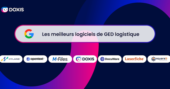 Graphique présentant les meilleures marques de logiciels de gestion documentaire logistique.