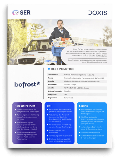 bofrost*: Automatisierter Rechnungseingang mit ECM & SAP