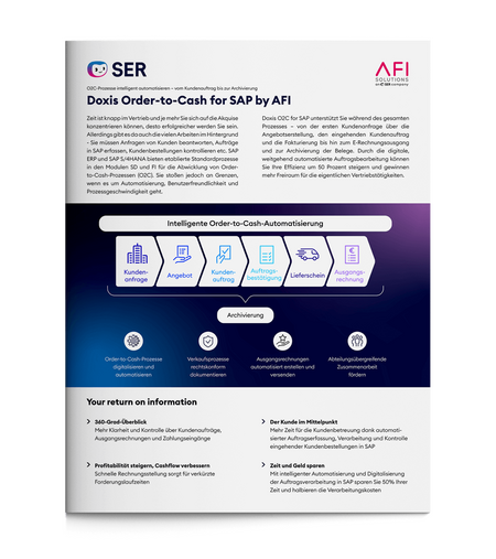 Doxis Order-to-Cash for SAP by AFI