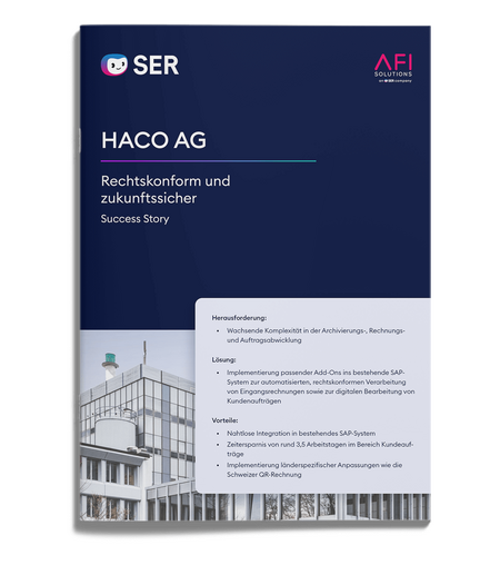 Rechtskonform und zukunftssicher: HACO setzt auf AFI Solutions