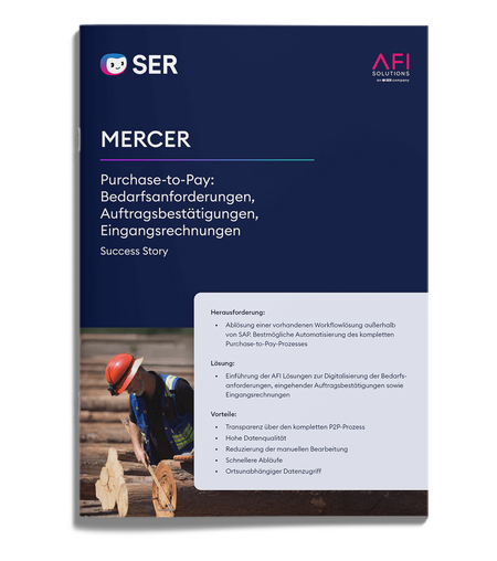 Digitaler Schub im Purchase-to-Pay-Prozess bei Mercer Rosenthal