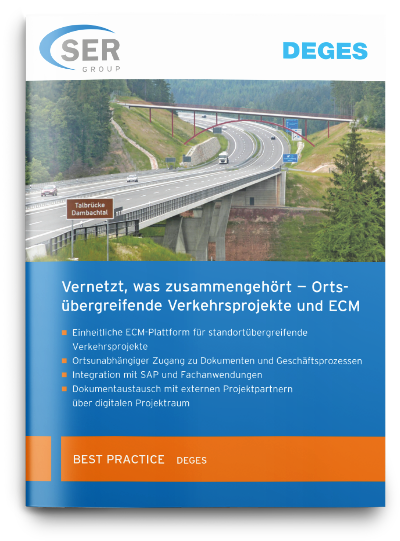 DEGES: Virtueller Projektraum für dezentrale Verkehrsprojekte