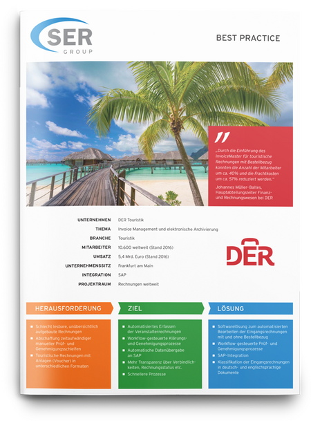 DER Touristik: Automatisierung spart Kosten in der Buchhaltung